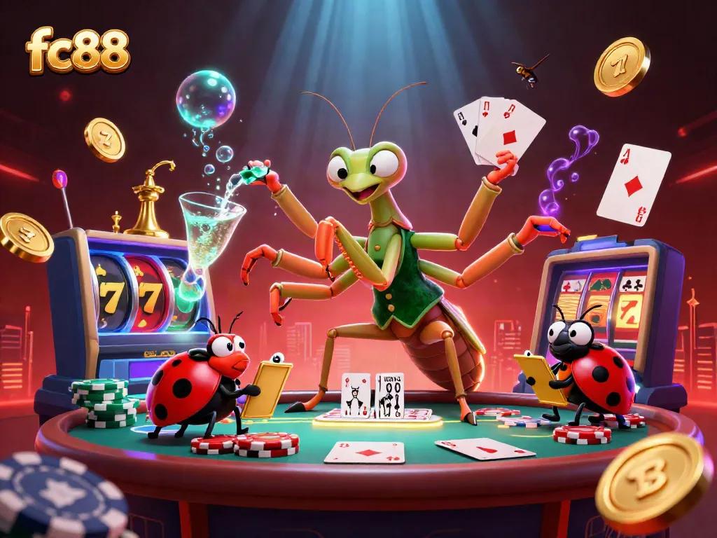 Experience exciting gameplay at fc88 with dynamic casino characters and vibrant game elements.