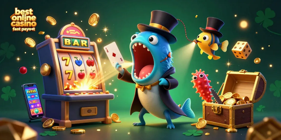 Experience the excitement of the best online casino fast payout with colorful 3D characters sharing thrilling magic moments.